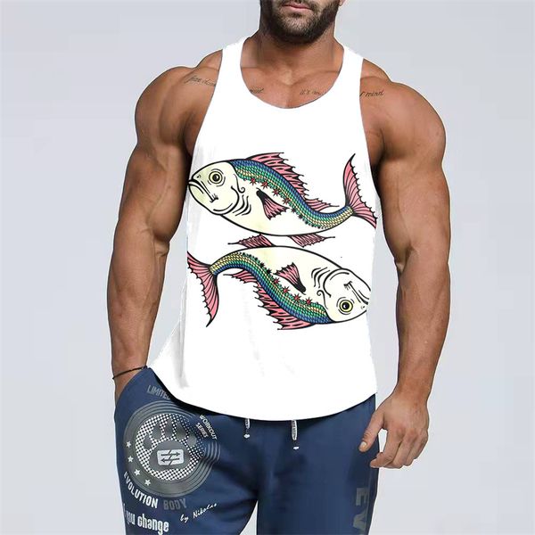 men' tank tank men' sleeveless summer animal pattern 3d print tank large men' loose casual sports sportswear 230419, White;black
men' tank tank men' sleeveless summer animal pattern 3d print tank large men' loose casual sports sportswear 230419, White;black