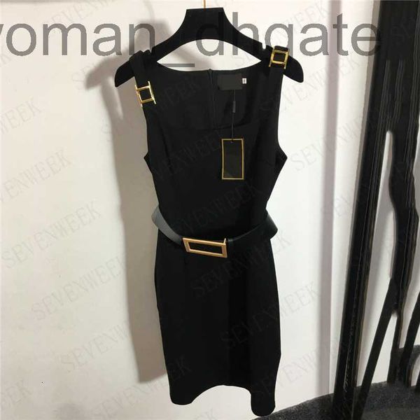 casual dresses designerfashion sleeveless vest dresses with letter belt womens luxury party sling skirt designer brand ladies dress clothing, Black;gray
casual dresses designerfashion sleeveless vest dresses with letter belt womens luxury party sling skirt designer brand ladies dress clothing, Black;gray