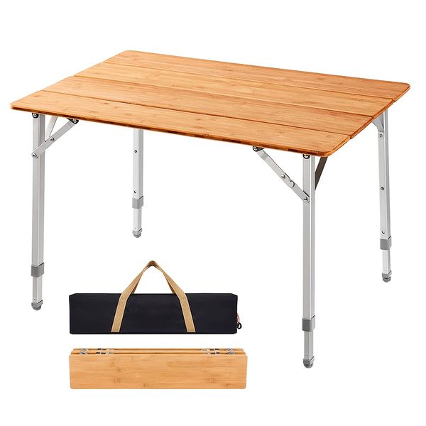 lightweight stable folding camping table bamboo outdoor folding tables adjustable height portable picnic
lightweight stable folding camping table bamboo outdoor folding tables adjustable height portable picnic