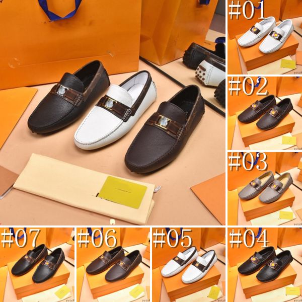 38model men loafers designer soft moccasins shoes spring autumn genuine leather shoes luxurious men wedding office driving shoes, Black 
38model men loafers designer soft moccasins shoes spring autumn genuine leather shoes luxurious men wedding office driving shoes, Black