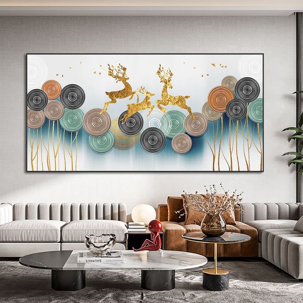 canvas painting abstract golden deer wall art picture modern nordic landscape posters and prints for living room home decor
canvas painting abstract golden deer wall art picture modern nordic landscape posters and prints for living room home decor