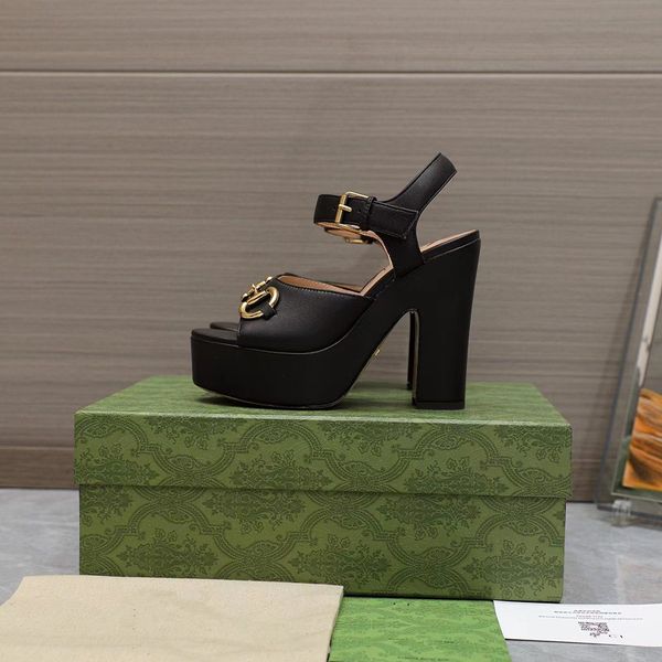 designer womens high heel open toe thick heel summer sandals leather designer large fashion formal dress elegant temperament office shoes, Black
designer womens high heel open toe thick heel summer sandals leather designer large fashion formal dress elegant temperament office shoes, Black