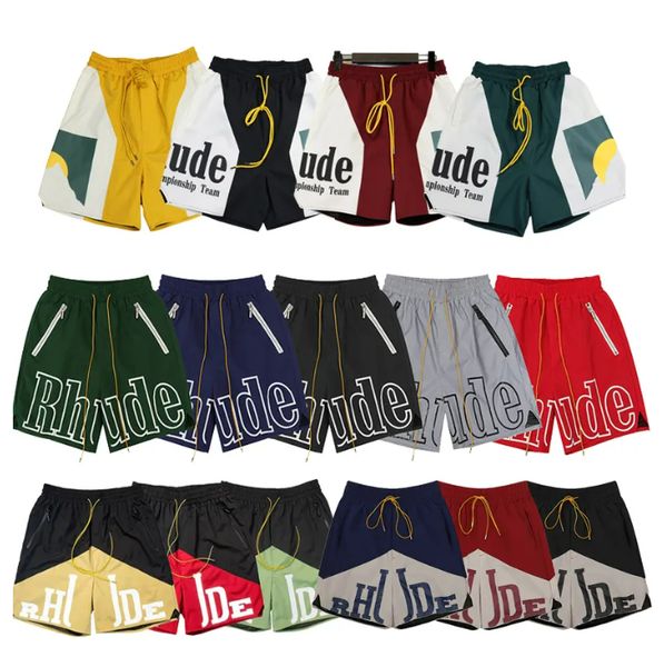 designer rhude men's shorts summer fashion beach athletic casual mesh short pants men street wear red blue black purple pants mens loos, White;black
designer rhude men's shorts summer fashion beach athletic casual mesh short pants men street wear red blue black purple pants mens loos, White;black