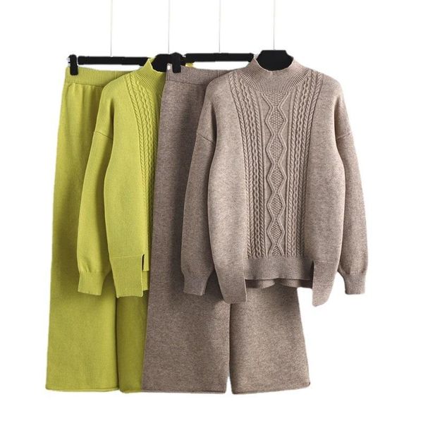 pants yemoggy women's clothing matching sets pant set casual twist knitted sweater suits soft winter outer wear full warm thick suit, White
pants yemoggy women's clothing matching sets pant set casual twist knitted sweater suits soft winter outer wear full warm thick suit, White