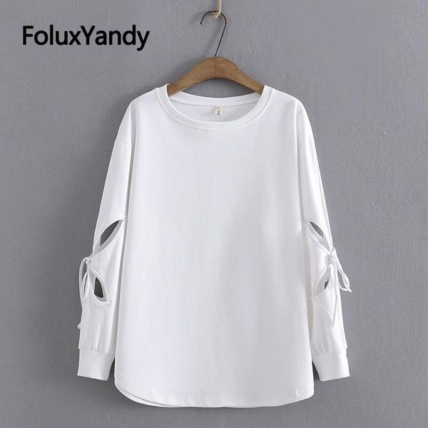 t-shirt hollow out women casual plus size 3xl 4xl o neck lace up loose long sleeve tshirts kkfy6294, Black
t-shirt hollow out women casual plus size 3xl 4xl o neck lace up loose long sleeve tshirts kkfy6294, Black