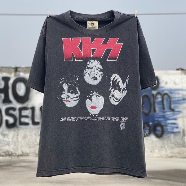 t-shirt 2022 tour limited washed and worn short sleeve biber same type tshirt punk clothes vintage streetwear, White
t-shirt 2022 tour limited washed and worn short sleeve biber same type tshirt punk clothes vintage streetwear, White