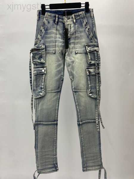 autumn and winter trend street style cargo jeans fashion multi pocket stitching design men aged wash craft luxury designer 1fns4, Blue
autumn and winter trend street style cargo jeans fashion multi pocket stitching design men aged wash craft luxury designer 1fns4, Blue