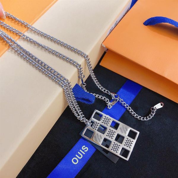 elegant luxury fashion choker necklace designer 925 silver plated stainless steel letter pendant double layer necklaces for women 2947
elegant luxury fashion choker necklace designer 925 silver plated stainless steel letter pendant double layer necklaces for women 2947