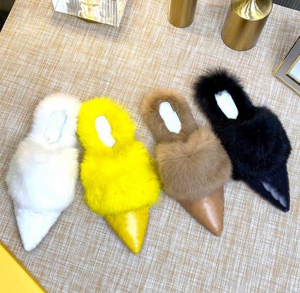 womens autumn and winter rabbit fur baotou flat slippers celebrity same style wool warm half indoor outdoor fashion l2067685, Black
womens autumn and winter rabbit fur baotou flat slippers celebrity same style wool warm half indoor outdoor fashion l2067685, Black