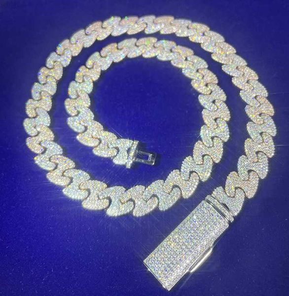 rts new design 11mm 15mm two tone colors s925 cuban chain necklace ice out vvs moissanite mens cuban chain bracelet jewelry, Silver
rts new design 11mm 15mm two tone colors s925 cuban chain necklace ice out vvs moissanite mens cuban chain bracelet jewelry, Silver