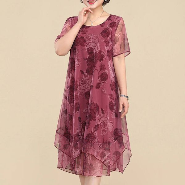 casual dresses o-neck short sleeve dresses vintage floral printed summer gauze spliced women's clothing stylish irregular loose midi dr, Black;gray
casual dresses o-neck short sleeve dresses vintage floral printed summer gauze spliced women's clothing stylish irregular loose midi dr, Black;gray