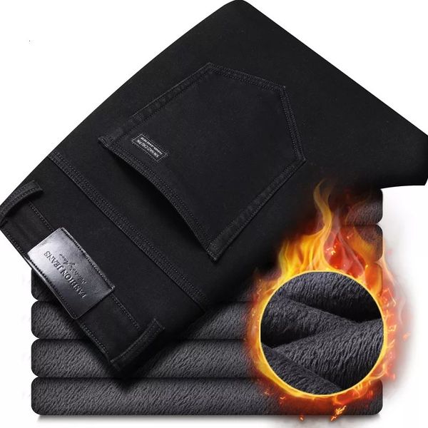 men's jeans 2023 winter black denim for fleece thicker warm pants good quality stretch straight fit long size 4 230419, Blue
men's jeans 2023 winter black denim for fleece thicker warm pants good quality stretch straight fit long size 4 230419, Blue