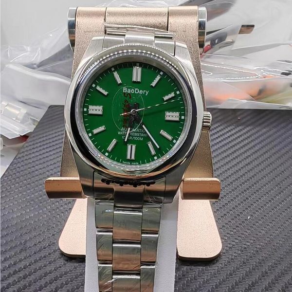 2023 boadery suggest calendar watch waterproof luminous stainless man clock automatic mechanical watches a2813 green, Slivery;brown
2023 boadery suggest calendar watch waterproof luminous stainless man clock automatic mechanical watches a2813 green, Slivery;brown