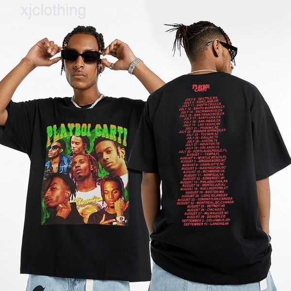 rap playboi carti european and american streets vintage hiphop tshirt men short sleeve cotton t shirts music tee shirt clothing 220629 6pqcv, White;black
rap playboi carti european and american streets vintage hiphop tshirt men short sleeve cotton t shirts music tee shirt clothing 220629 6pqcv, White;black
