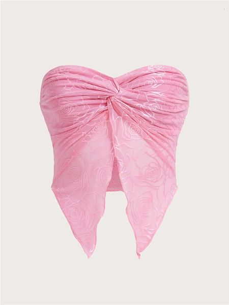 women's tanks camis pink twist split tube for women summer high street y2k clothes embroidery strapless sleeveless crop streetwear 2023, White
women's tanks camis pink twist split tube for women summer high street y2k clothes embroidery strapless sleeveless crop streetwear 2023, White