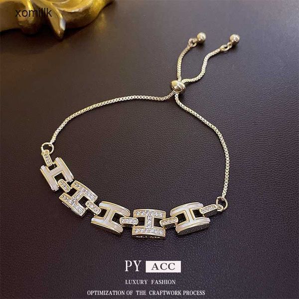 hermm designer bracelet genuine gold electroplated zircon bracelet advanced sense fashion letter creative pull handle rope new mesh red earr, Black
hermm designer bracelet genuine gold electroplated zircon bracelet advanced sense fashion letter creative pull handle rope new mesh red earr, Black