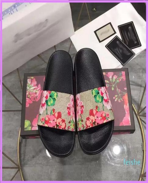 fashionmens designers slides womens slippers luxurys floral slipper leather rubber flats sandals summer beach shoes5491374, Black 
fashionmens designers slides womens slippers luxurys floral slipper leather rubber flats sandals summer beach shoes5491374, Black
