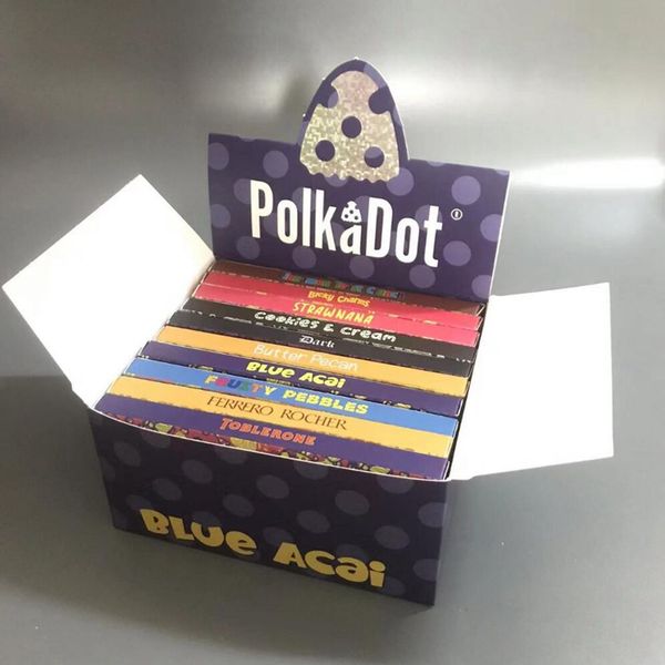 16 kinds polkadot chocolate packaging boxes stamping matcha mushroom belgian chocolate box dark mushroom chocolate bar polka dot package tob
16 kinds polkadot chocolate packaging boxes stamping matcha mushroom belgian chocolate box dark mushroom chocolate bar polka dot package tob