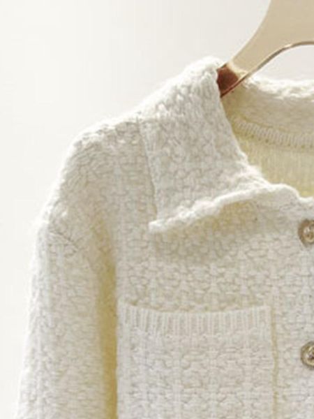 sweaters 2022 spring new women tweed sweater jacket women knitted cardigan, White;black
sweaters 2022 spring new women tweed sweater jacket women knitted cardigan, White;black
