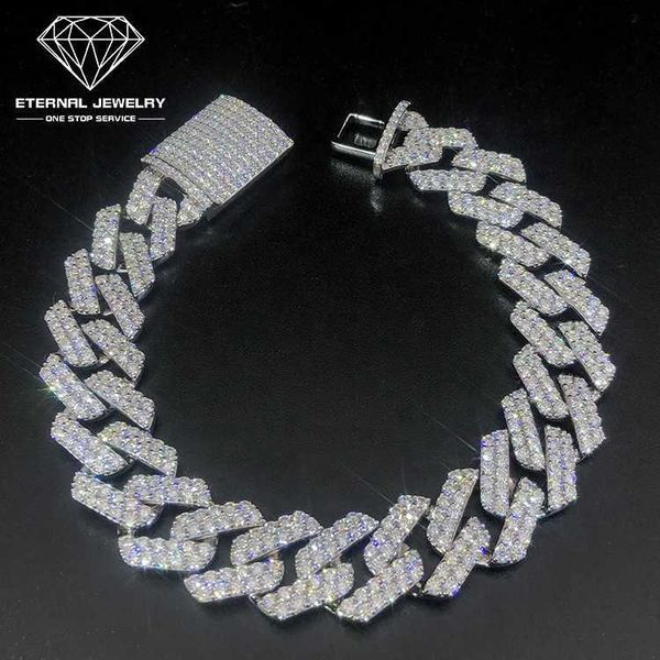 men's trendy hip hop cuban chain s925 silver 9k 10k 14k 18k gold white yellow 9 inch 1.5mm*141pcs moissanite diamond bracelet
men's trendy hip hop cuban chain s925 silver 9k 10k 14k 18k gold white yellow 9 inch 1.5mm*141pcs moissanite diamond bracelet