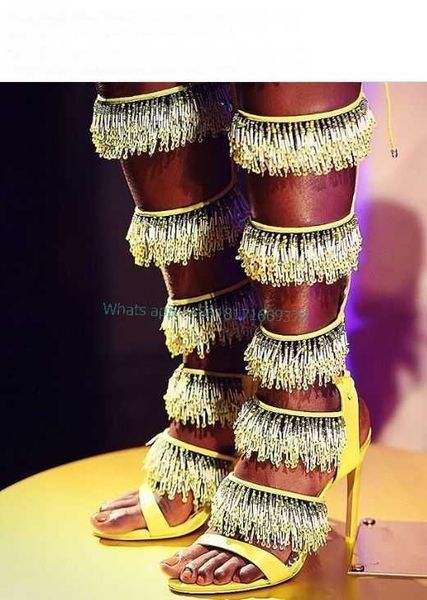 summer fringe zip design stiletto high heel sandals women hollow open toe knee high sandals dress party lady fashion shoes 230419, Black
summer fringe zip design stiletto high heel sandals women hollow open toe knee high sandals dress party lady fashion shoes 230419, Black