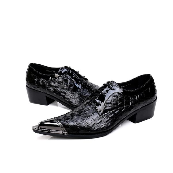 for mens patent leather oxford shoes breathable pointed toe high heels formal business prom fashion dress wedding groom shoes, Black
for mens patent leather oxford shoes breathable pointed toe high heels formal business prom fashion dress wedding groom shoes, Black