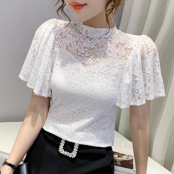 t-shirt lucyever women's lace hollow white shirts summer elegant floral embroidery blouses women fashion slim ruffles sleeve shirt
t-shirt lucyever women's lace hollow white shirts summer elegant floral embroidery blouses women fashion slim ruffles sleeve shirt