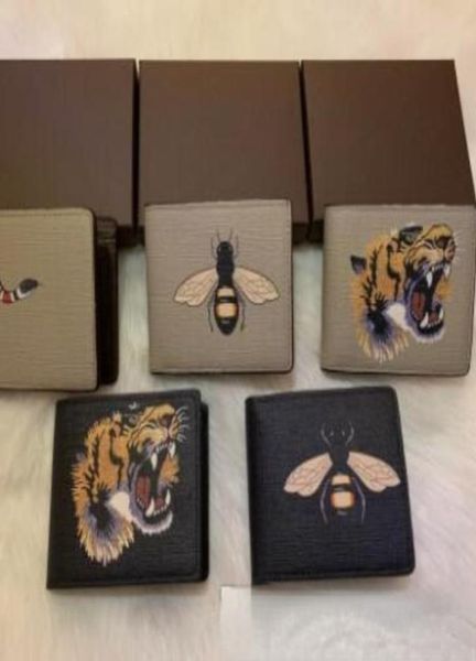men animal short wallet leather black snake tiger bee wallets women long style luxury purse wallet card holders with gift box 7418921, Red;black
men animal short wallet leather black snake tiger bee wallets women long style luxury purse wallet card holders with gift box 7418921, Red;black
