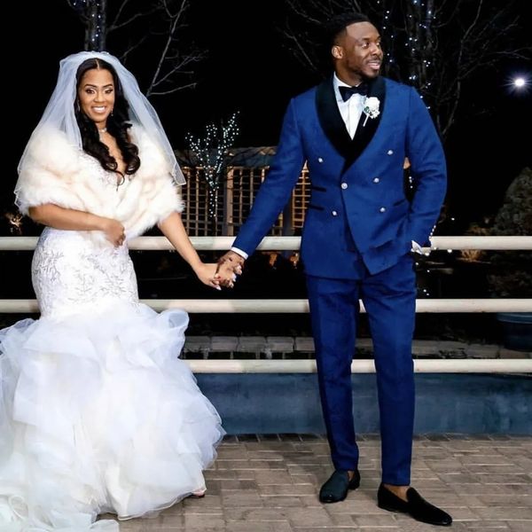 brand new royal blue groom tuxedos black shawl lapel men wedding tuxedo fashion men jacket blazer men prom dinner/darty suit jacket pants ti, Black;gray
brand new royal blue groom tuxedos black shawl lapel men wedding tuxedo fashion men jacket blazer men prom dinner/darty suit jacket pants ti, Black;gray
