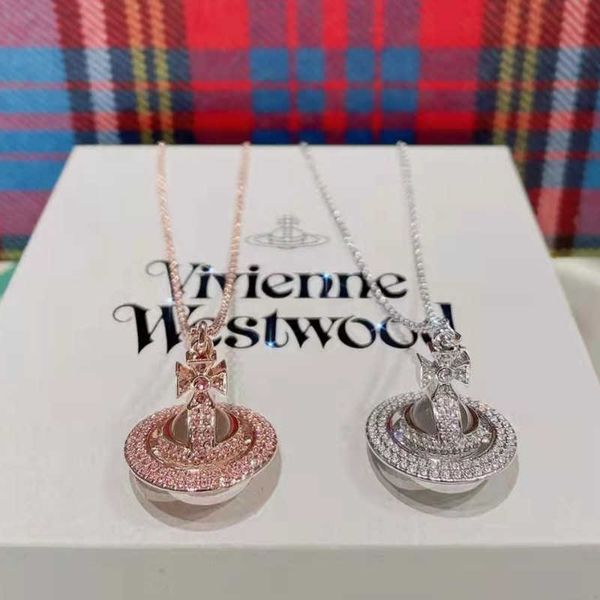 limited edition high version new pair of western empress dowager vivienood full diamond earth planet pearl necklace, Silver
limited edition high version new pair of western empress dowager vivienood full diamond earth planet pearl necklace, Silver
