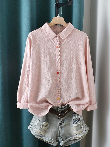 shirts lamtrip retro geometric embroidery colorful buttons peter pan collar long sleeve shirt blouse 2022 new, White
shirts lamtrip retro geometric embroidery colorful buttons peter pan collar long sleeve shirt blouse 2022 new, White