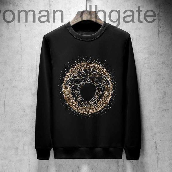 men's hoodies & sweatshirts designerautumn winter designer sweater men women medusa drilling long sleeved t shirt round neck pullover, Black
men's hoodies & sweatshirts designerautumn winter designer sweater men women medusa drilling long sleeved t shirt round neck pullover, Black