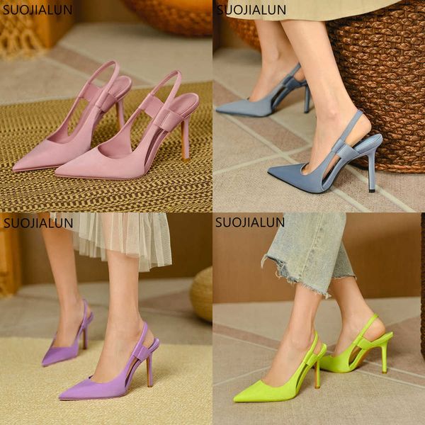 sandals spring new brand women slingback sandals pointed toe slip on thin high heel ladies elegant pumps shoes drss sanda 230316, Black
sandals spring new brand women slingback sandals pointed toe slip on thin high heel ladies elegant pumps shoes drss sanda 230316, Black
