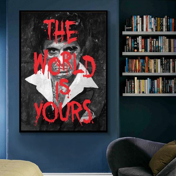 modern portrait wall decor print canvas art painting tony montana poster and prints wall art pictures for living room home decor
modern portrait wall decor print canvas art painting tony montana poster and prints wall art pictures for living room home decor