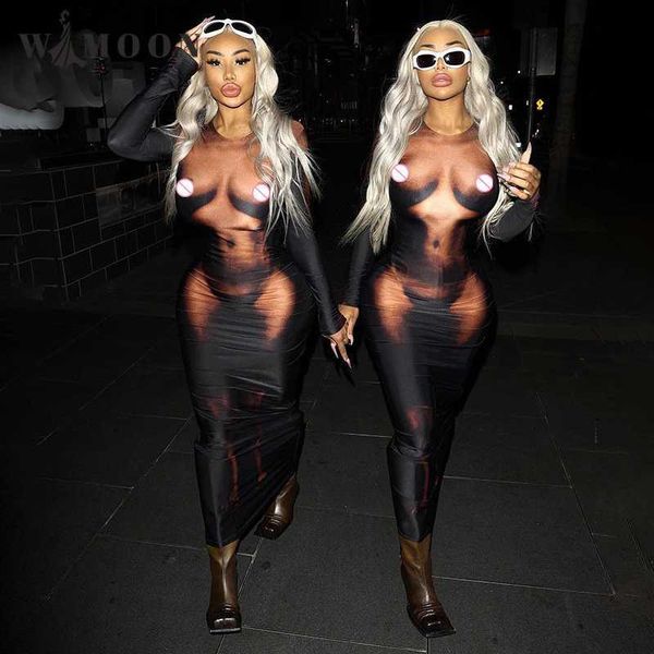 long sleeve women naked human body 3d print dress european 2023 spring summer new y2k club party round neck long dresses 0419, Black;gray
long sleeve women naked human body 3d print dress european 2023 spring summer new y2k club party round neck long dresses 0419, Black;gray