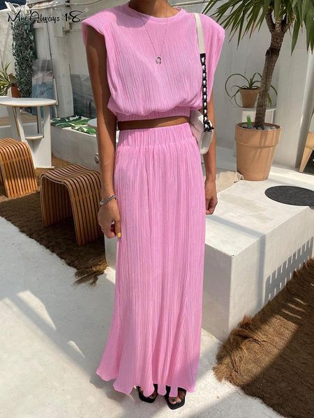 dress mnealways18traje elegante de verano con falda para mujer camiseta sin mangas y faldas largas falda plisada de 2 piezas conjunt, White
dress mnealways18traje elegante de verano con falda para mujer camiseta sin mangas y faldas largas falda plisada de 2 piezas conjunt, White