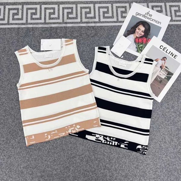 women's tanks & camis designer 23 spring/summer new slim fit striped knitted tank for women nr7h, White
women's tanks & camis designer 23 spring/summer new slim fit striped knitted tank for women nr7h, White