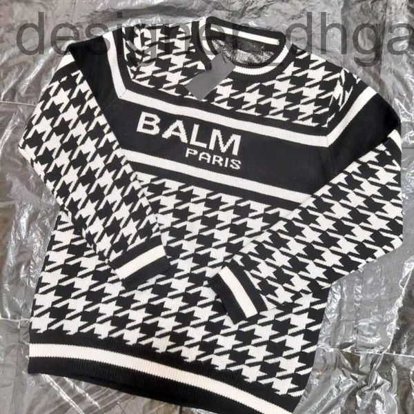 men's sweaters designer22ss designer sweater mens balm embroidery stitching sweatshirt man wool sweaters casual loose jacquard gi8b, White;black
men's sweaters designer22ss designer sweater mens balm embroidery stitching sweatshirt man wool sweaters casual loose jacquard gi8b, White;black