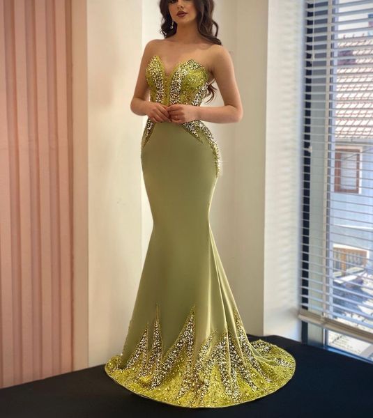 luxury green mermaid prom dresses sleeveless v neck appliques sequins beaded floor length diamonds pearls satin evening dress bridal gowns p, Black
luxury green mermaid prom dresses sleeveless v neck appliques sequins beaded floor length diamonds pearls satin evening dress bridal gowns p, Black