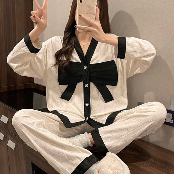 new net red pajamas women's thin sleeve student friend sweet home furnishings
new net red pajamas women's thin sleeve student friend sweet home furnishings