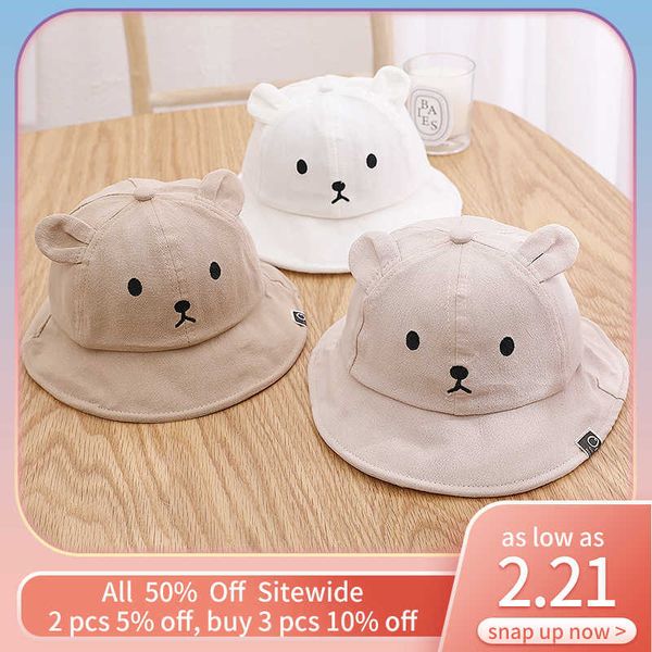 caps hats cute bear embroidery baby bucket hat with ear spring summer outdoor casual kids sun hat soft cotton cartoon infant fisherman cap w, Yellow
caps hats cute bear embroidery baby bucket hat with ear spring summer outdoor casual kids sun hat soft cotton cartoon infant fisherman cap w, Yellow