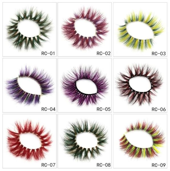25mm colored eyelashes 5d mink strip fake pink green purple red faux lashes colorful rainbow lashes5588890
25mm colored eyelashes 5d mink strip fake pink green purple red faux lashes colorful rainbow lashes5588890