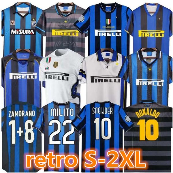 finals 2009 milito sneijder zanetti retro soccer jersey eto'o football 97 98 99 01 02 03 djorkaeff baggio adriano milan 10 11 07 08 09, Black
finals 2009 milito sneijder zanetti retro soccer jersey eto'o football 97 98 99 01 02 03 djorkaeff baggio adriano milan 10 11 07 08 09, Black