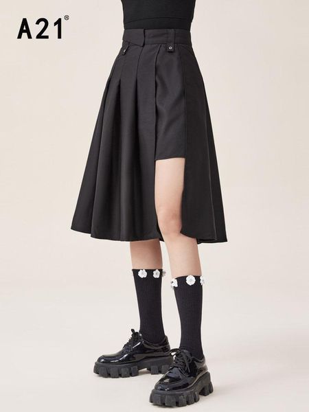 dresses a21 women's casual highwaisted skirt 2022 summer new korean fashion clothing chic and elegant irregular split aline skirts, White;black
dresses a21 women's casual highwaisted skirt 2022 summer new korean fashion clothing chic and elegant irregular split aline skirts, White;black