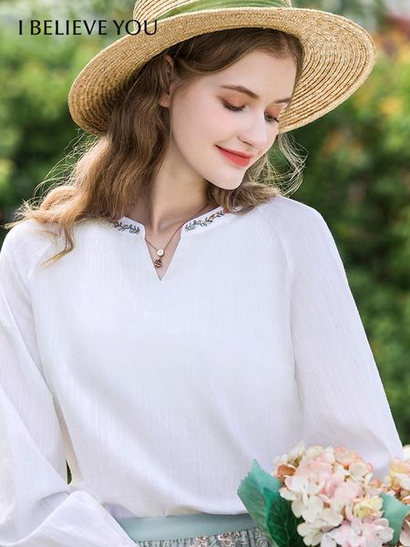 t-shirt i believe you elegant shirt for women 2022 spring women's embroidery vneck long sleeves blouse chic female clothes 2221054295, White
t-shirt i believe you elegant shirt for women 2022 spring women's embroidery vneck long sleeves blouse chic female clothes 2221054295, White