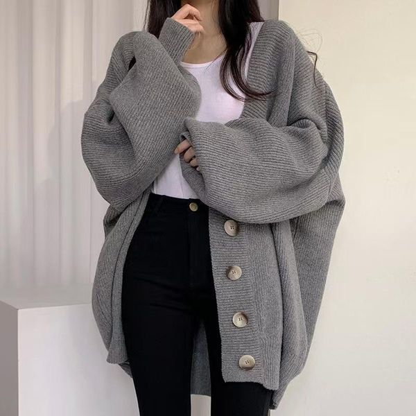 sweaters korean fashion loose casual cardigan women 2022 autumn new loose lantern sleeve lazy wind knitted sweater coat women's cardiga, White;black
sweaters korean fashion loose casual cardigan women 2022 autumn new loose lantern sleeve lazy wind knitted sweater coat women's cardiga, White;black