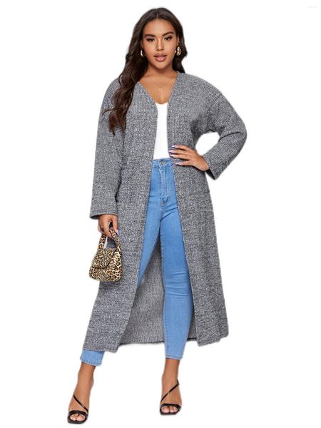 outerwear plus size long sleeve spring autumn elegant coat women solid open front pocket side maxi cardigan female big duster 4xl 5xl, Black
outerwear plus size long sleeve spring autumn elegant coat women solid open front pocket side maxi cardigan female big duster 4xl 5xl, Black