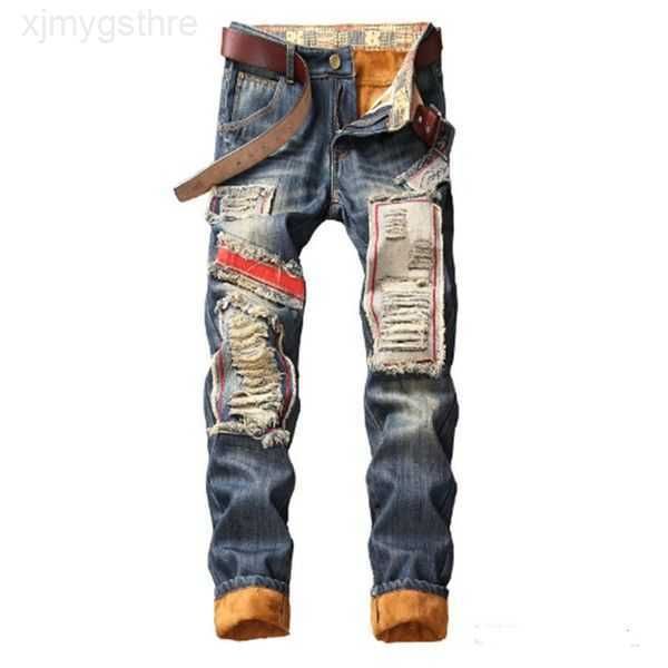 denim designer hole jeans ripped pants for men size 28-38 40 autumn winter plus velvet hip hop punk streetwear trousers 1, Blue
denim designer hole jeans ripped pants for men size 28-38 40 autumn winter plus velvet hip hop punk streetwear trousers 1, Blue