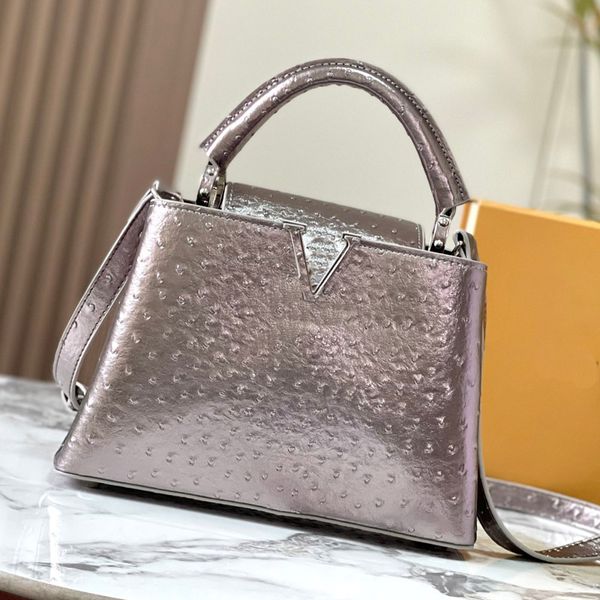 ostrich pattern totes bag women capucines handbag purse cowhide shoulder crossbody bags genuine leather removable strap fashion hardware let
ostrich pattern totes bag women capucines handbag purse cowhide shoulder crossbody bags genuine leather removable strap fashion hardware let
