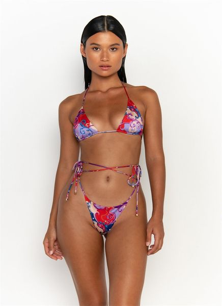 bikinis set women's separate swimsuit suspender floral print triangle bag bikini
bikinis set women's separate swimsuit suspender floral print triangle bag bikini